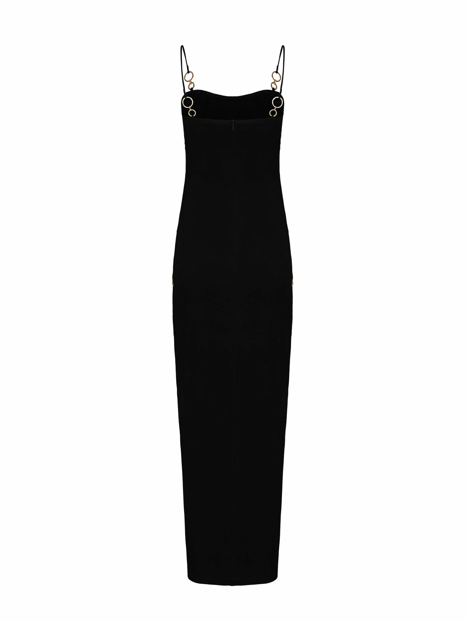 Nana Jacqueline Adeline Dress: Black Maxi Dress for Cocktail Party Black