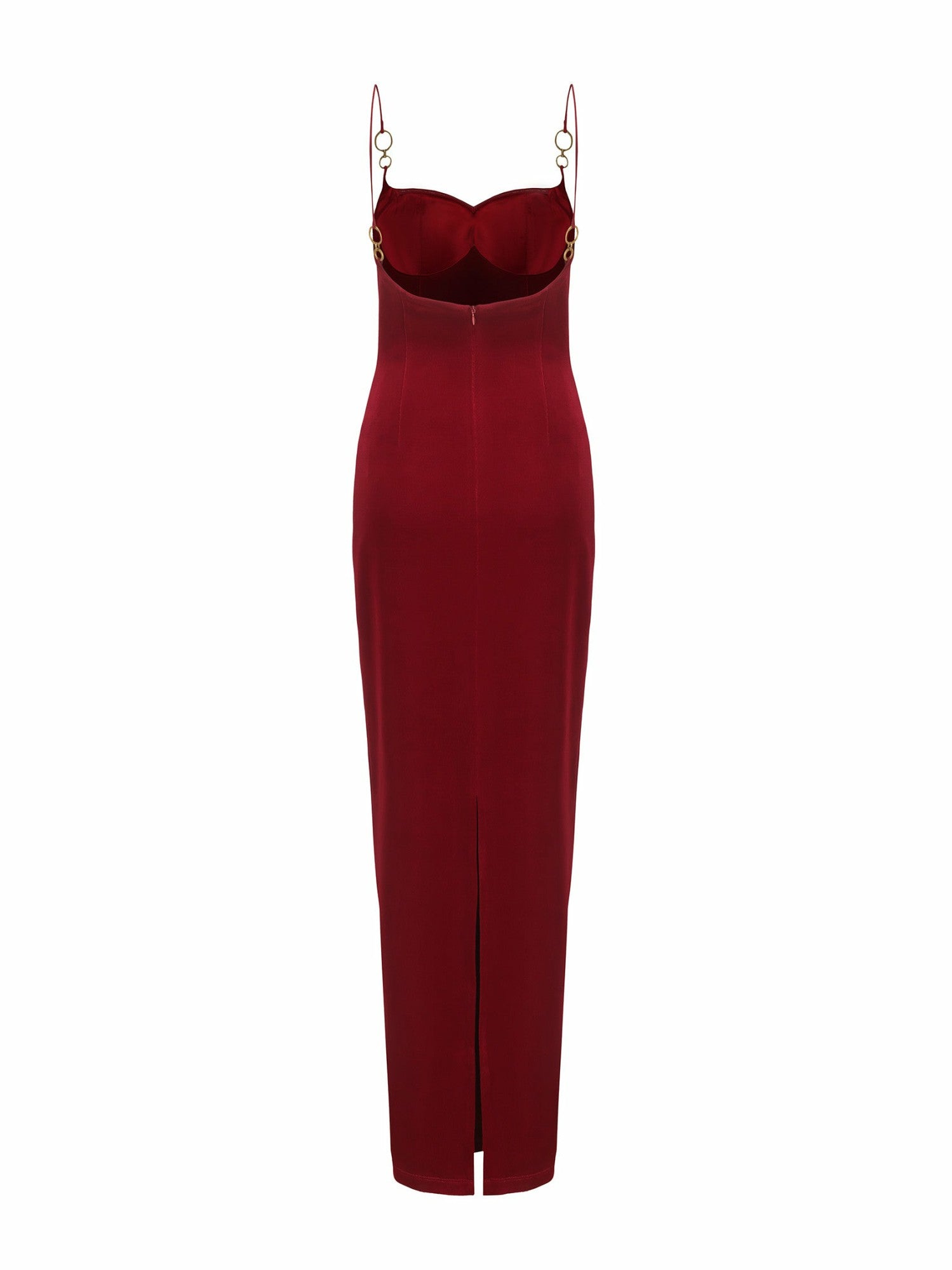 Nana Jacqueline Gigi Dress: Red Maxi Dress for Formal Wedding Guest Red