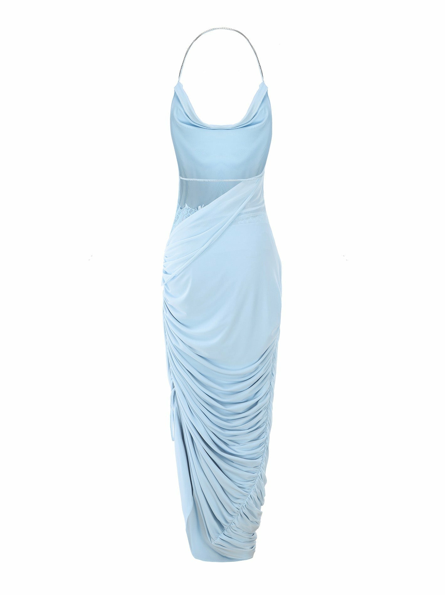 Nana Jacqueline Sorine Dress: Blue Maxi Dress for Formal Wedding Guest Blue