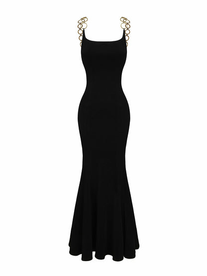 Nana Jacqueline Jasmine Dress: Black Maxi Dress for Formal Events Black