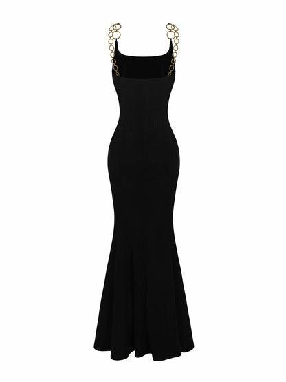 Nana Jacqueline Jasmine Dress: Black Maxi Dress for Formal Events Black