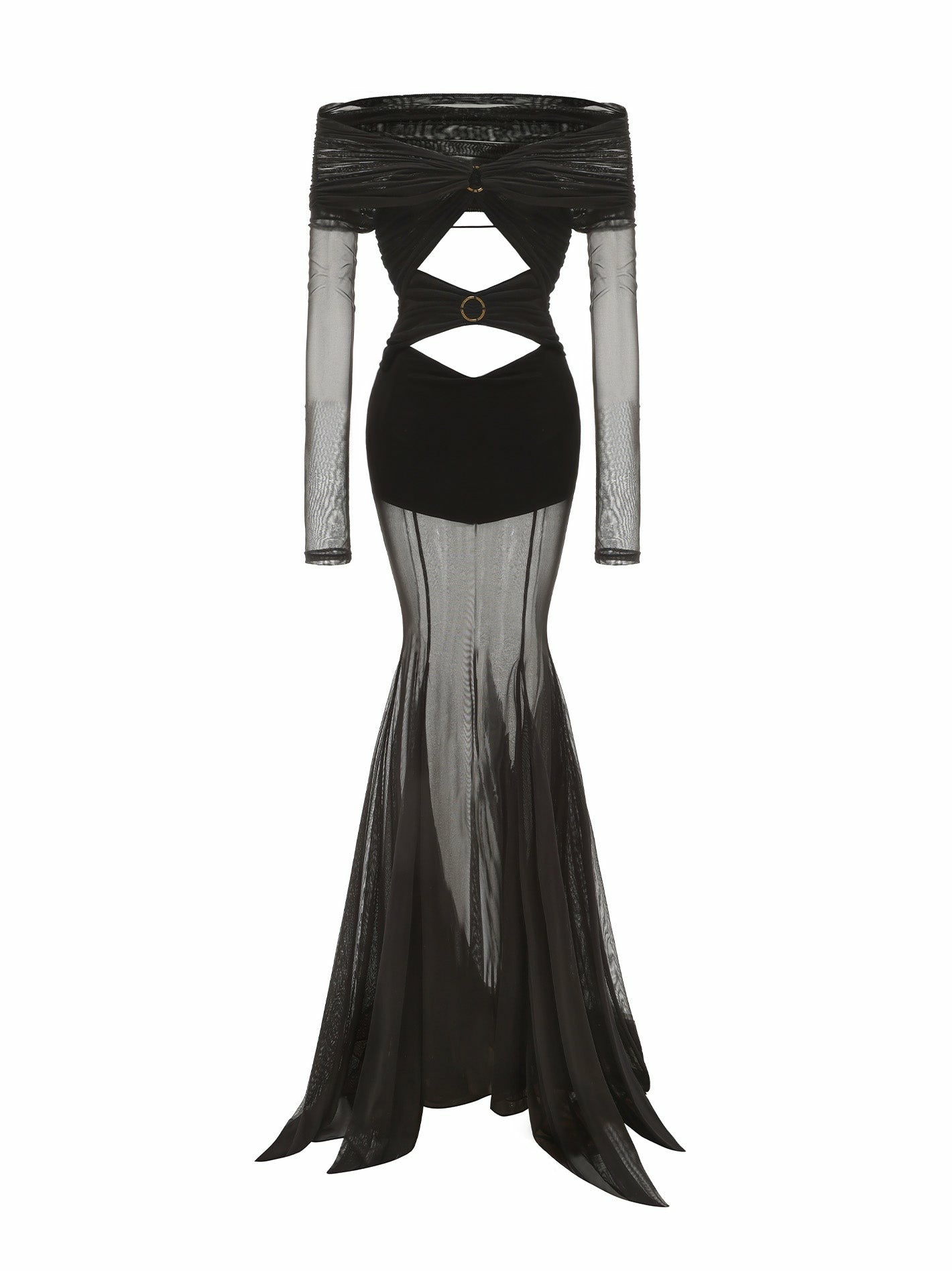 Nana Jacqueline Ayla Dress: Black Maxi Dress for Formal Events Black
