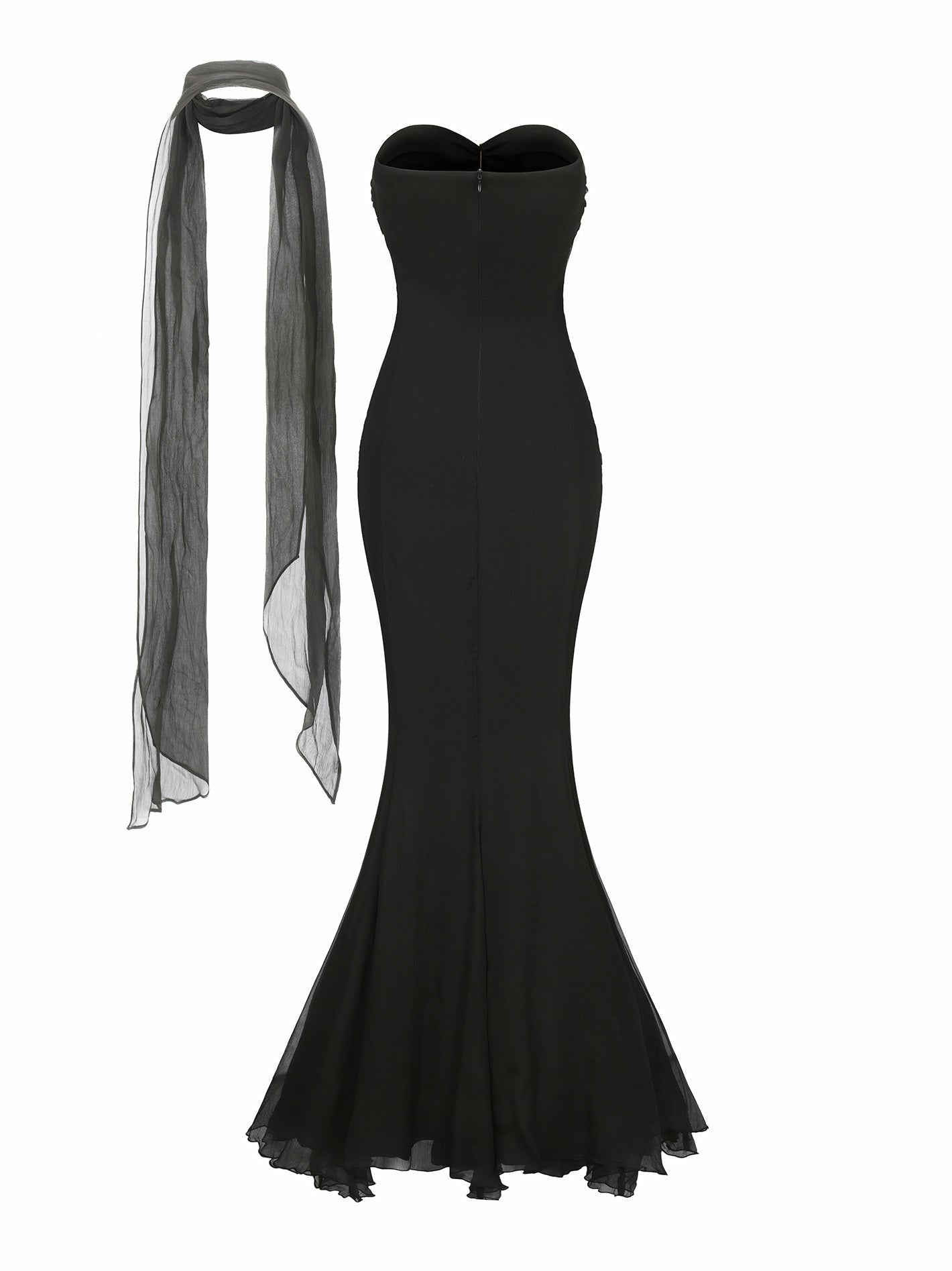 Nana Jacqueline Cassandra Dress: Black Maxi Dress for Formal Wedding Guest Black