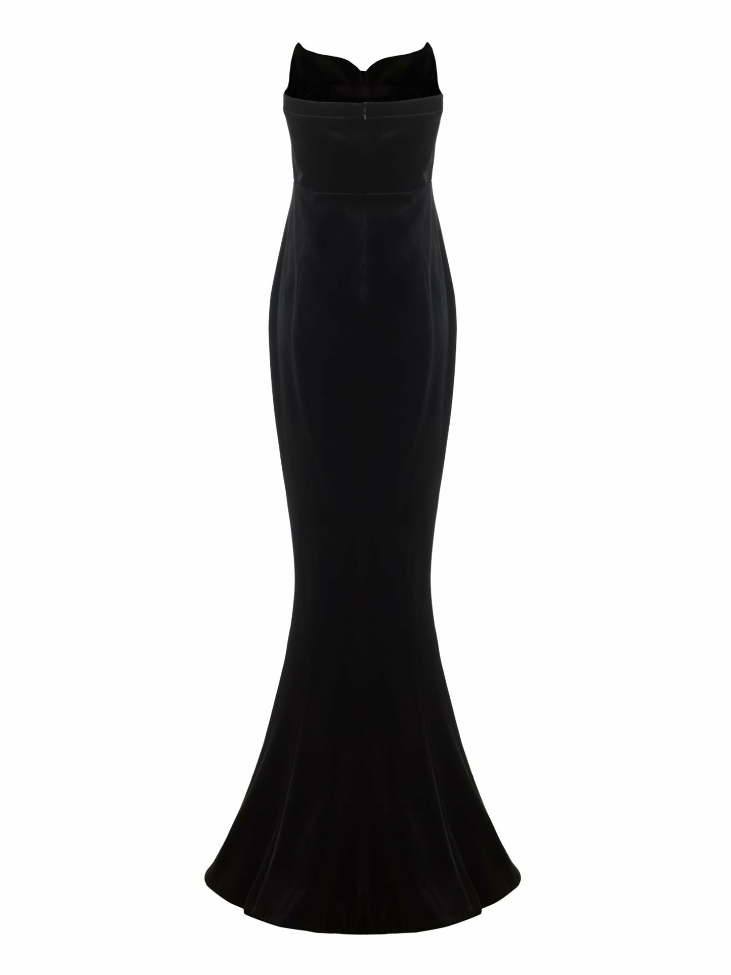 Nana Jacqueline Juliana Velvet Dress: Black Maxi Dress for Formal Event Black