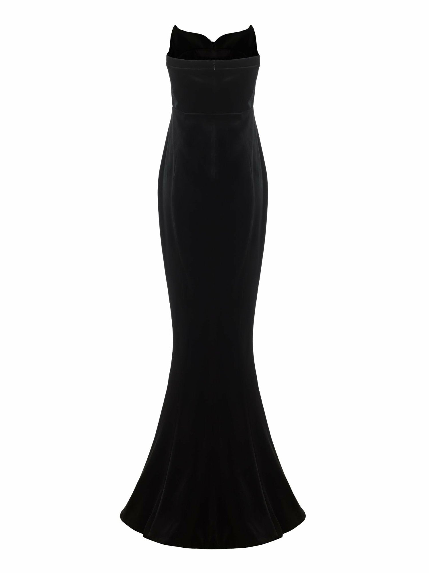 Nana Jacqueline Juliana Velvet Dress: Black Maxi Dress for Formal Event Black