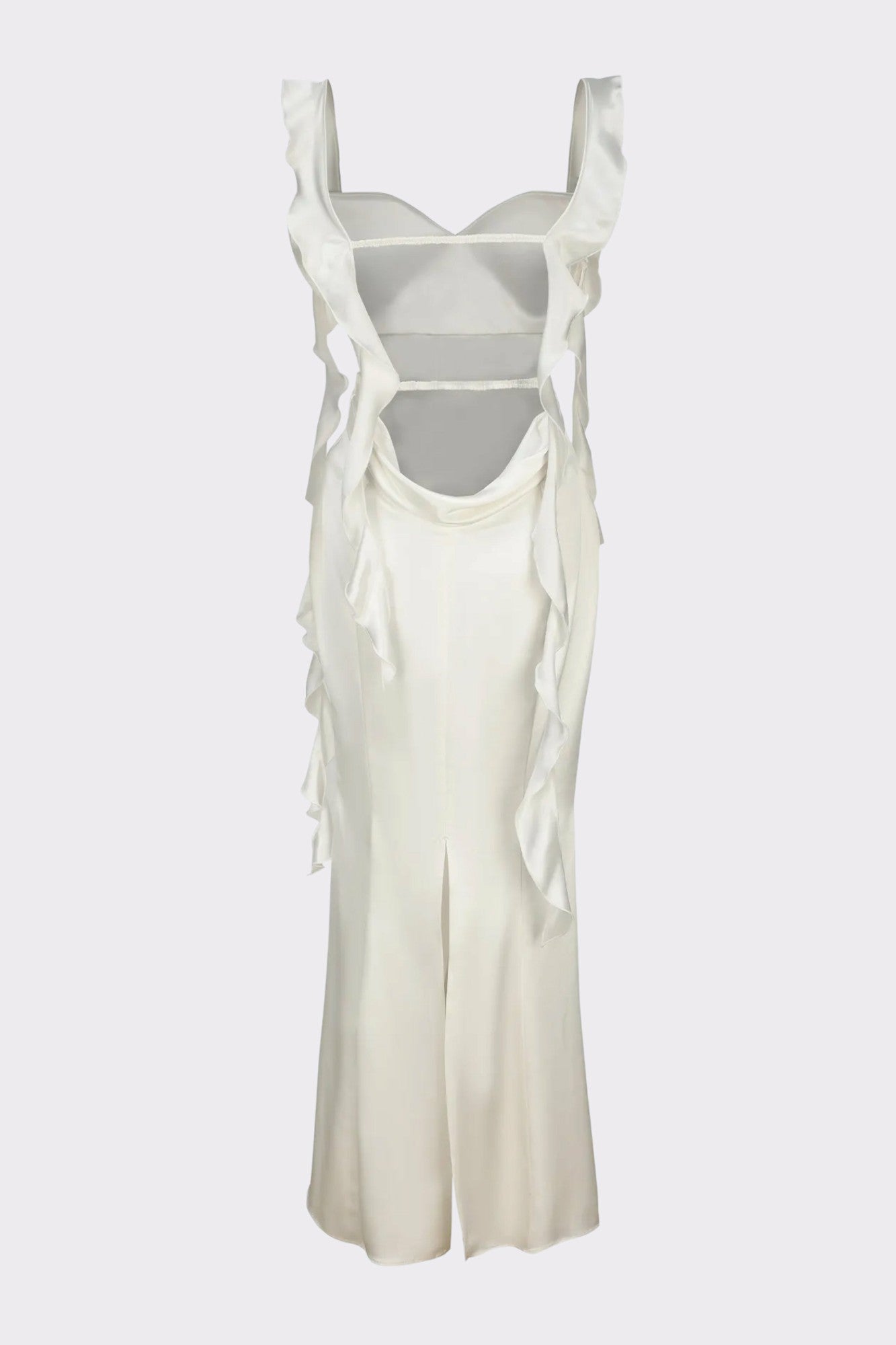 Nana Jacqueline Caroline Dress: White Maxi Dress for Rehearsal Dinner White