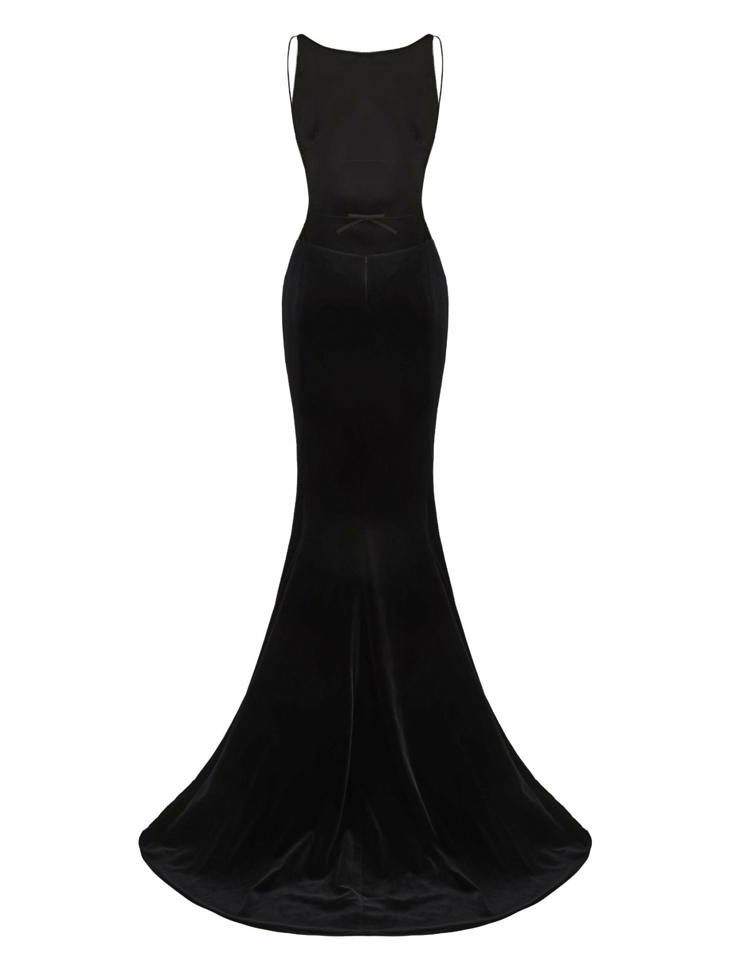 Nana Jacqueline Pauline Velvet Dress: Black Maxi Dress for Formal Events Black