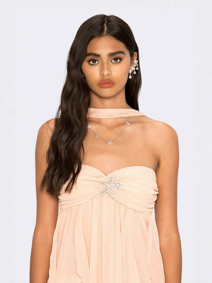 Nana Jacqueline Mariah Dress: Wedding Guest, Birthday & Resort Peach