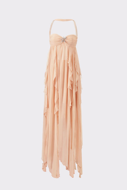 Nana Jacqueline Mariah Dress: Wedding Guest, Birthday & Resort Peach