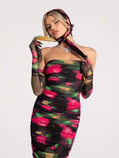 Nana Jacqueline Cordelia Dress: Floral Maxi Dress for Cocktail Party Floral