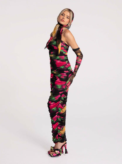 Nana Jacqueline Cordelia Dress: Floral Maxi Dress for Cocktail Party Floral