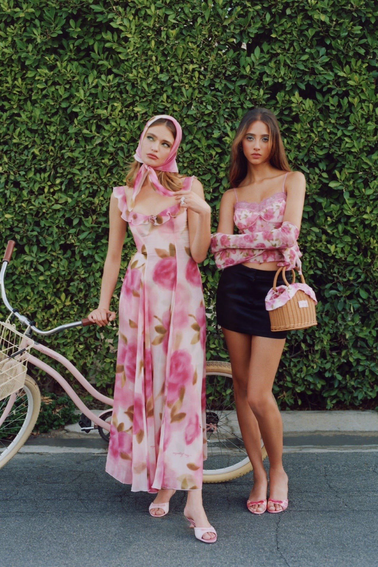 Nana Jacqueline Evie Dress: Pink Maxi Dress for Garden Wedding Guest Pink
