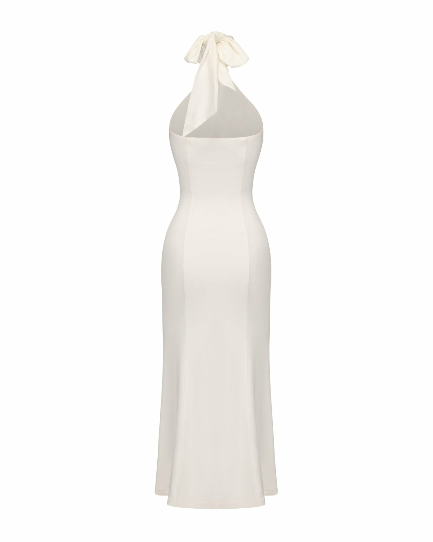 Nana Jacqueline Eliana Dress: White Midi Dress for Rehearsal Dinner White