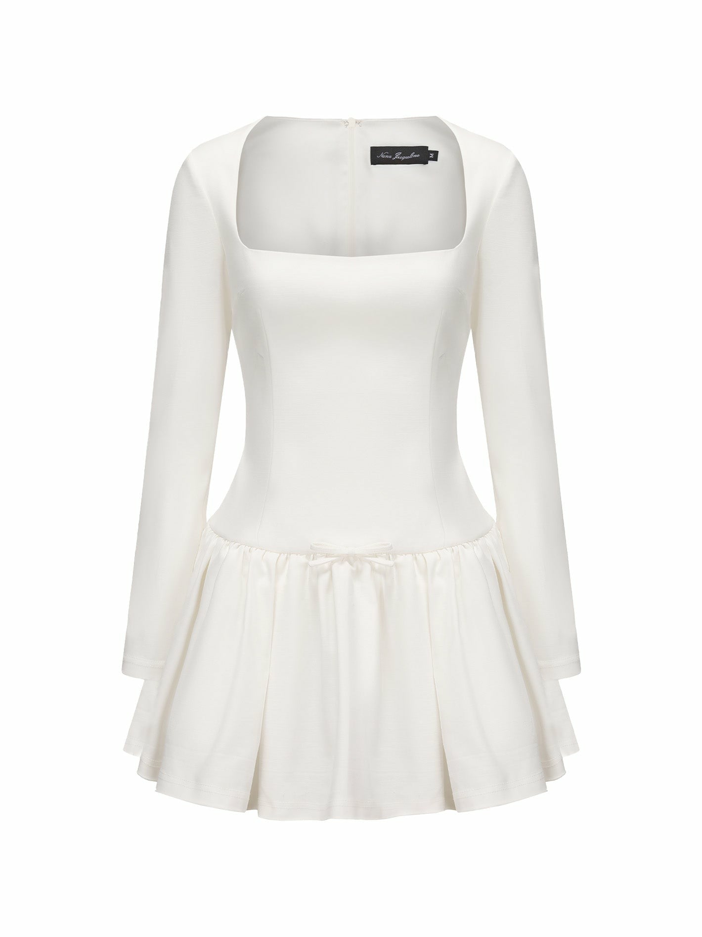 Nana Jacqueline Audrina Dress: White Mini Dress for Bridal Shower White