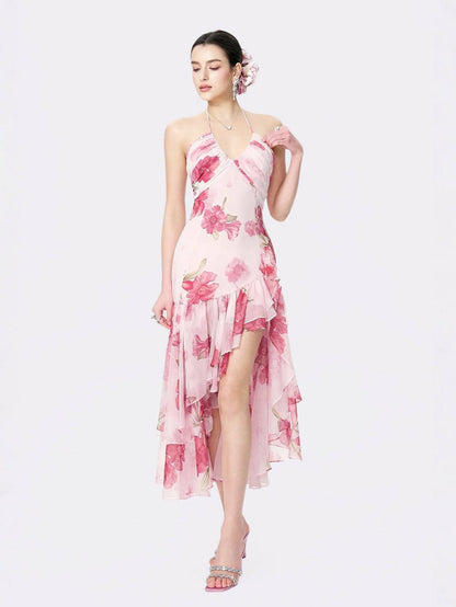 Nana Jacqueline Vivienne Dress: Pink Dress for Garden Wedding Guest Pink