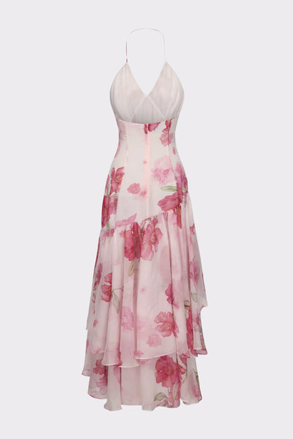 Nana Jacqueline Vivienne Dress: Pink Dress for Garden Wedding Guest Pink