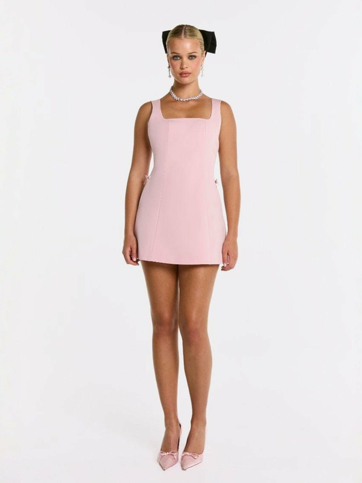 Nana Jacqueline Piper Dress: Pink Mini Dress for Birthday Celebration Pink