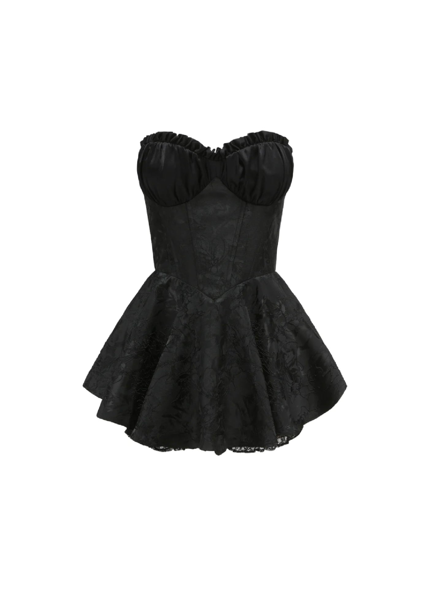 Nana Jacqueline Airina Dress: Black Mini Dress for Cocktail Party Black