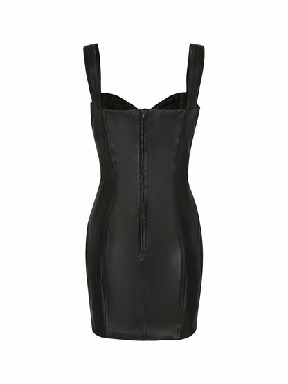 Nana Jacqueline Vera Dress: Black Mini Dress for Girls' Night Out Black