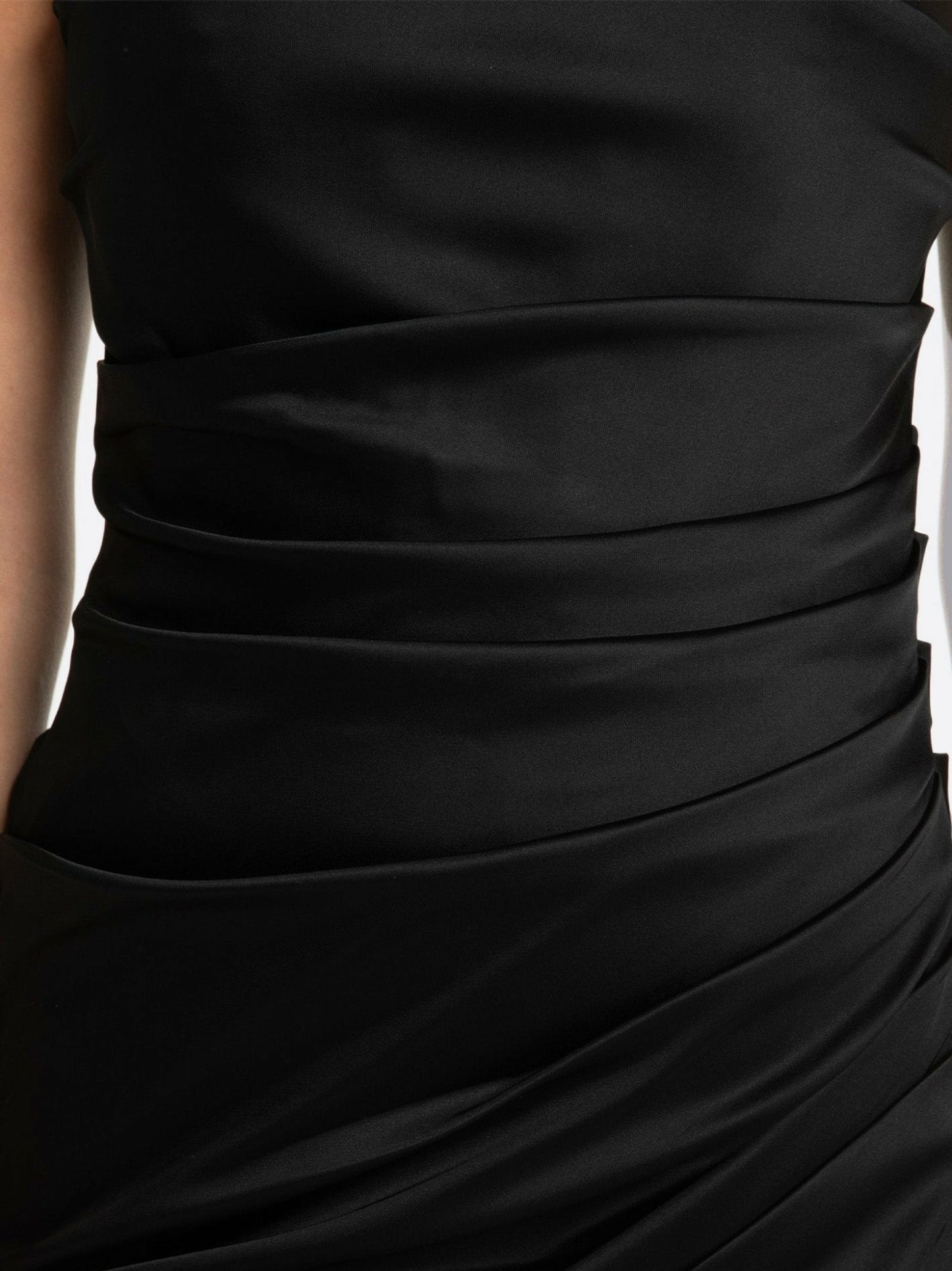Nana Jacqueline Jolene Dress: Black Mini Dress for Cocktail Party Black