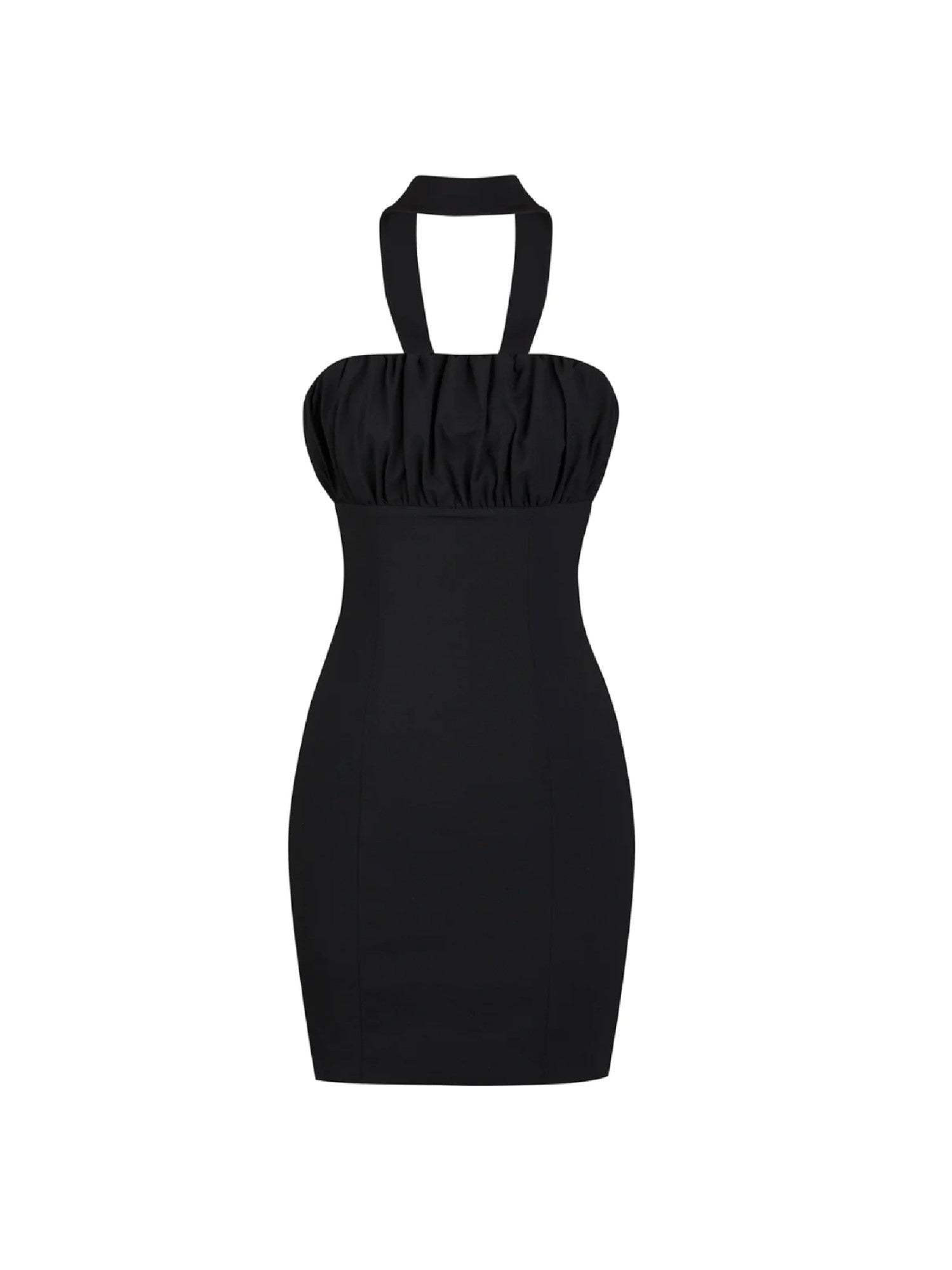 Nana Jacqueline Samba Dress: Black Midi Dress for Cocktail Party Black