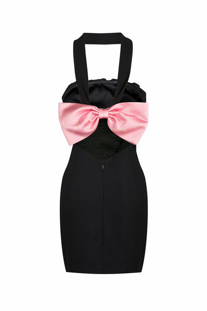 Nana Jacqueline Samba Dress: Black Midi Dress for Cocktail Party Black