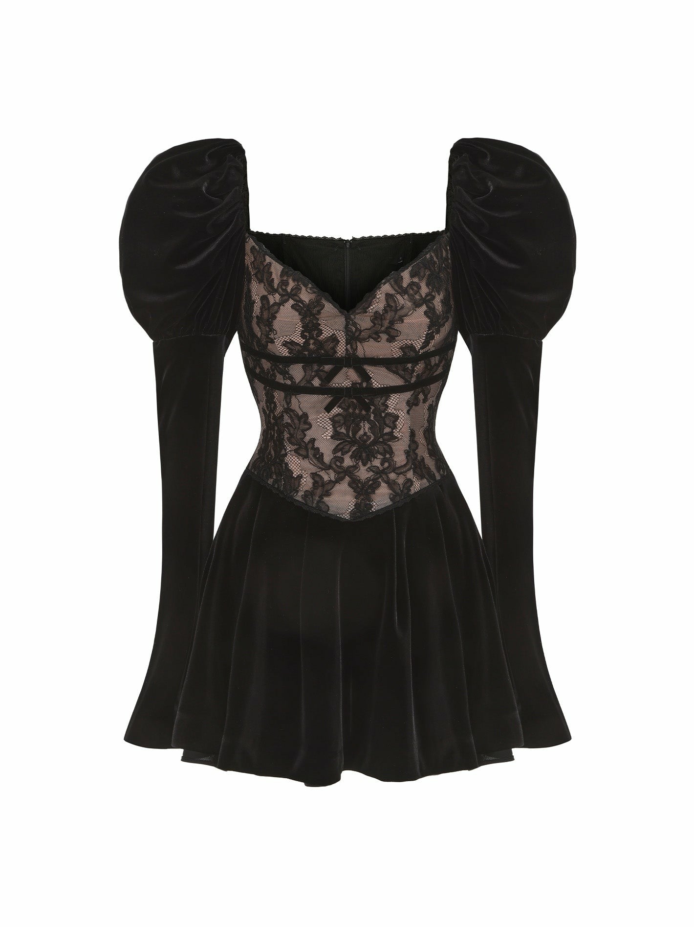 Nana Jacqueline Evelyn Dress: Black Mini Dress for Cocktail Party Black