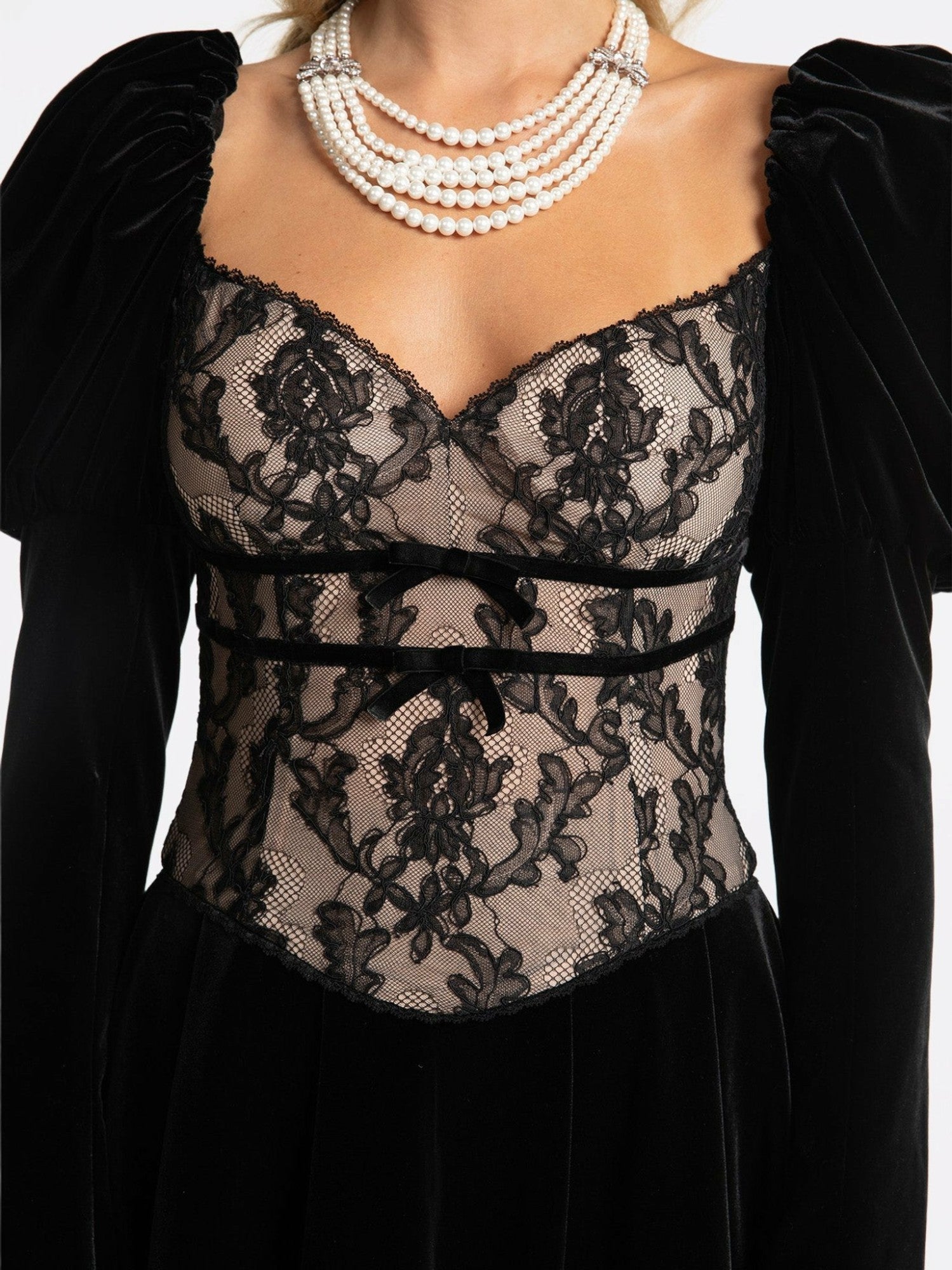 Nana Jacqueline Evelyn Dress: Black Mini Dress for Cocktail Party Black