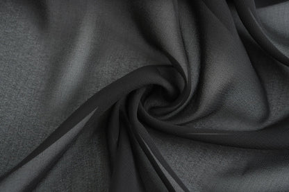 Nana Jacqueline Sheila Chiffon Dress: Black Mini Dress for Date Night Black