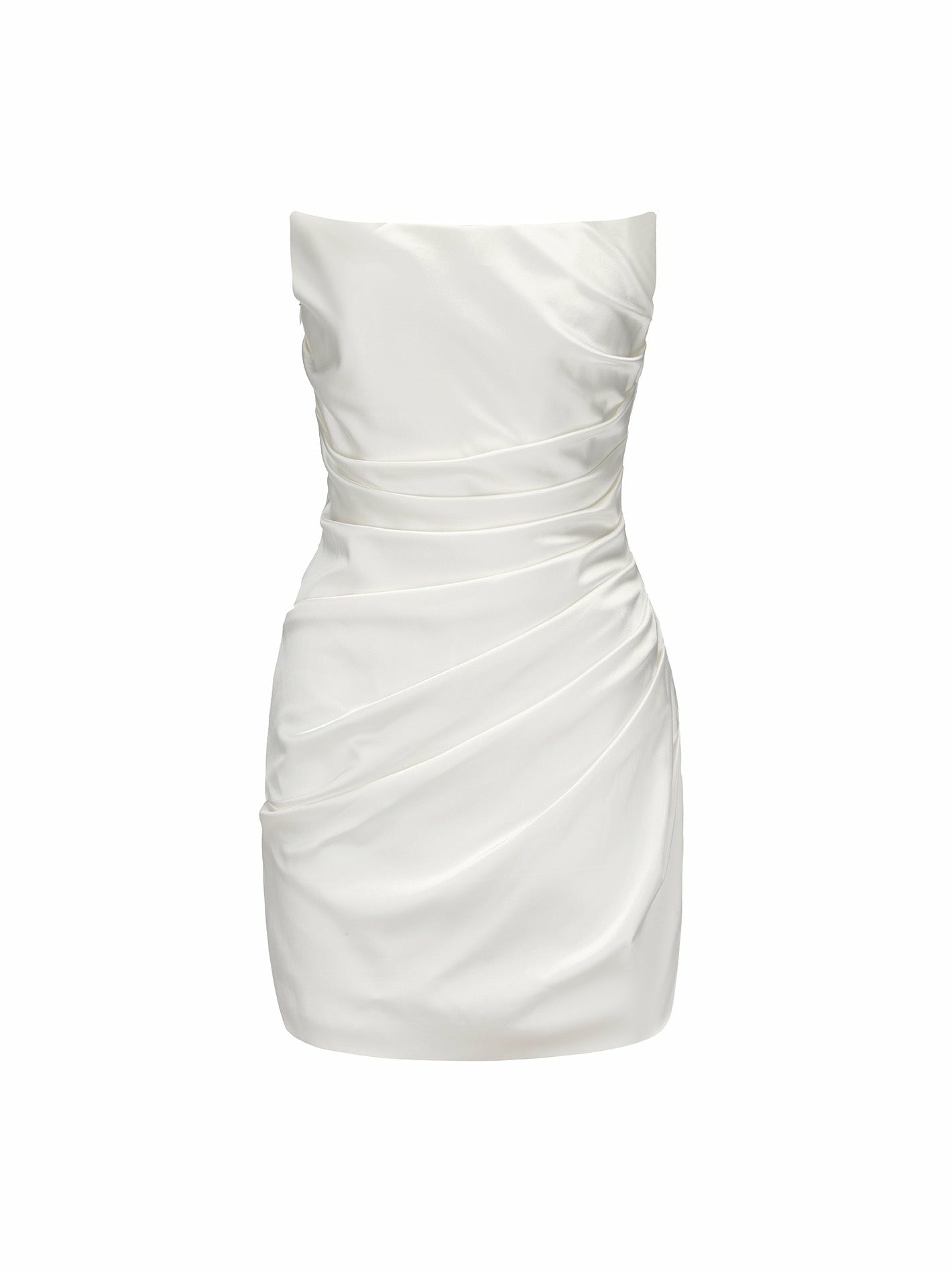 Nana Jacqueline Jolene Dress: White Mini Dress for Bridal Shower White