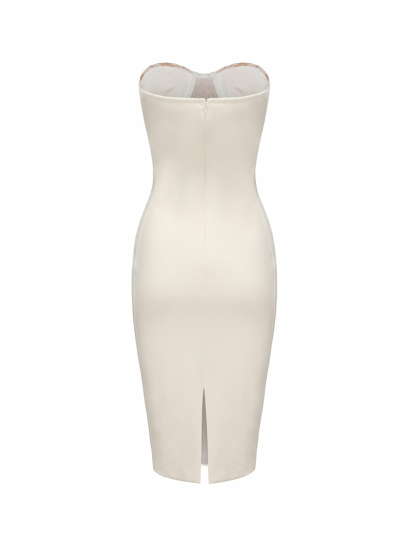 Nana Jacqueline Elsa Lace Dress: White Maxi Dress for Wedding After-Party White