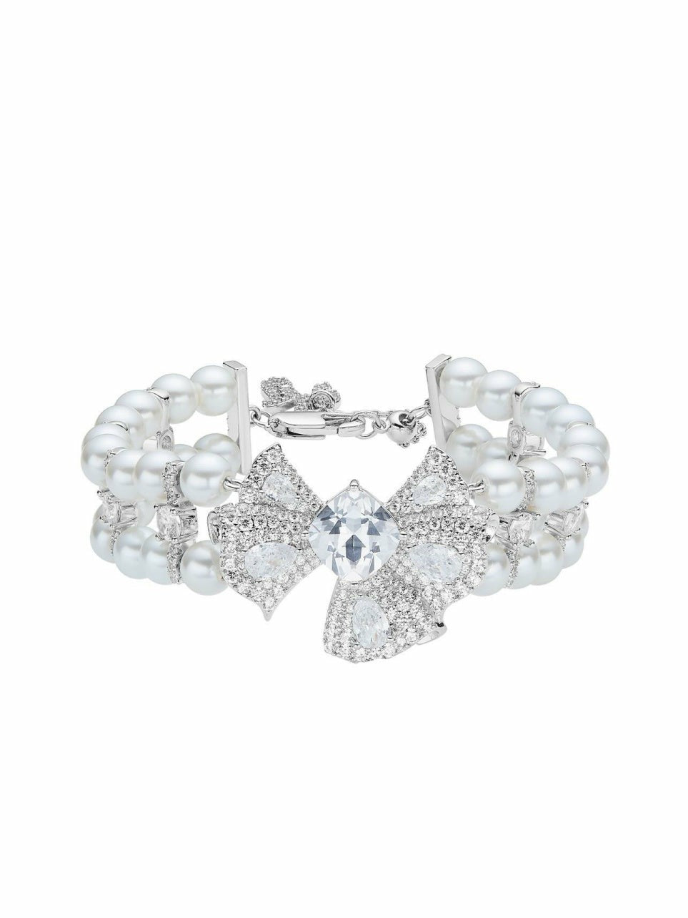 Nana Jacqueline Juliet Pearl Bracelet: White Bracelet for Bridal Shower White