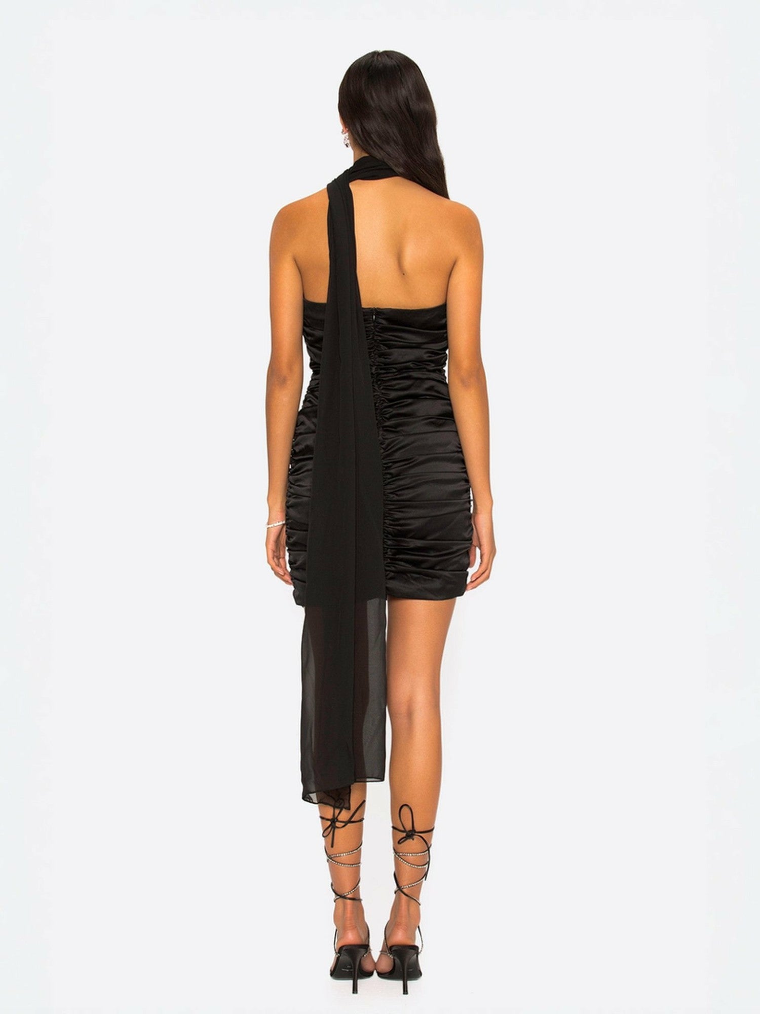 Nana Jacqueline Celine Dress: Black Mini Dress for Cocktail Party Black