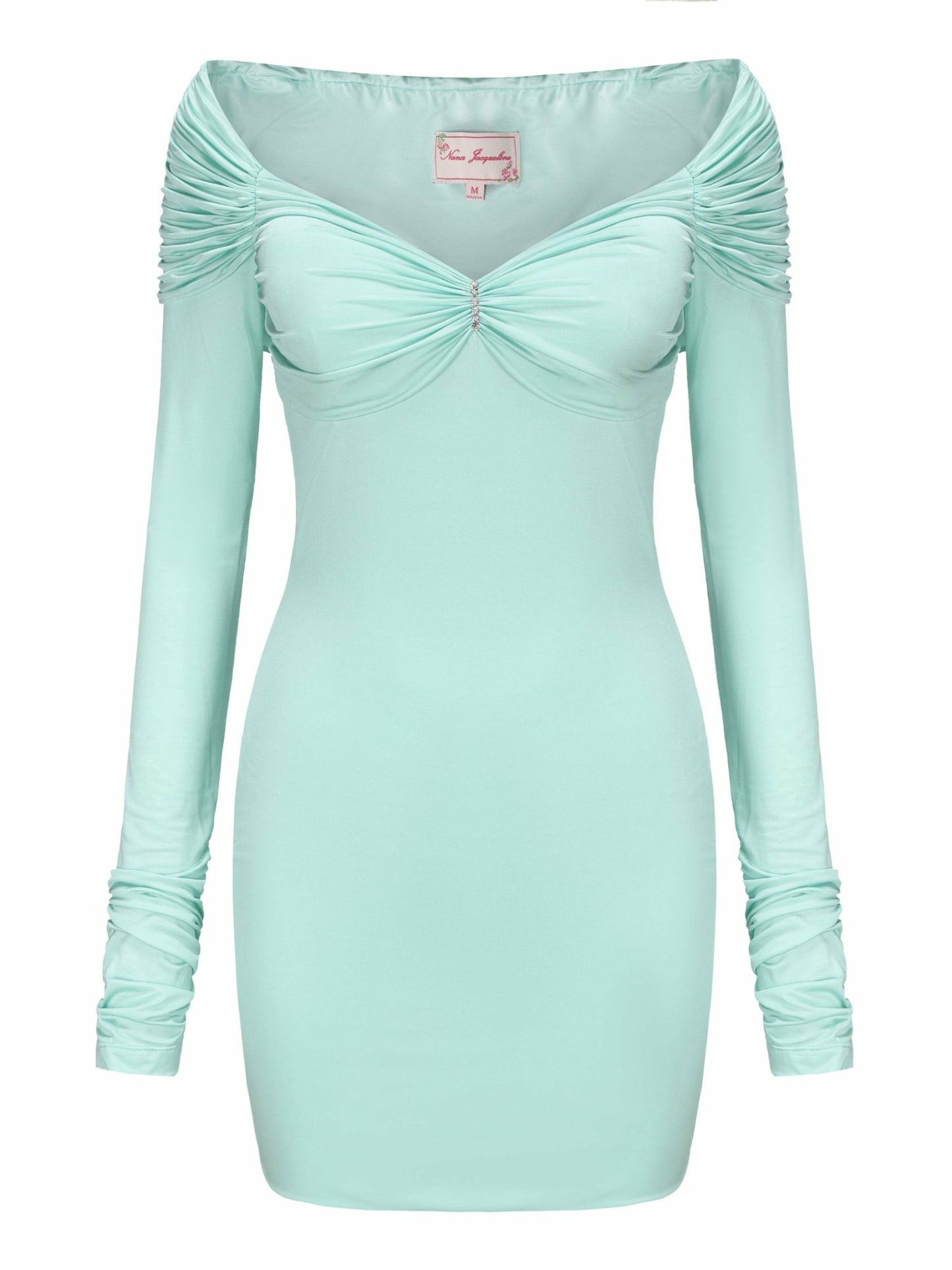 Nana Jacqueline Olivia Dress: Mint Mini Dress for Birthday Celebration Mint