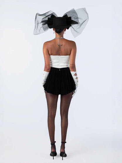 Nana Jacqueline Valentine Jumpsuit: White Jumpsuit for Wedding After-Party White