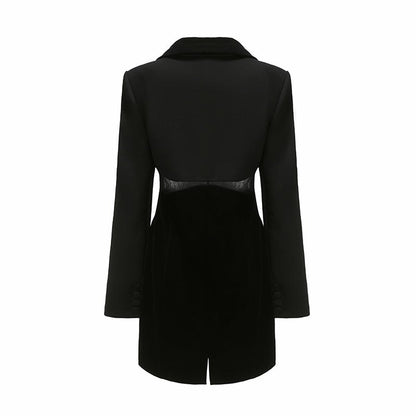 Nana Jacqueline Jocelyn Dress: Black Mini Dress for Cocktail Party Black