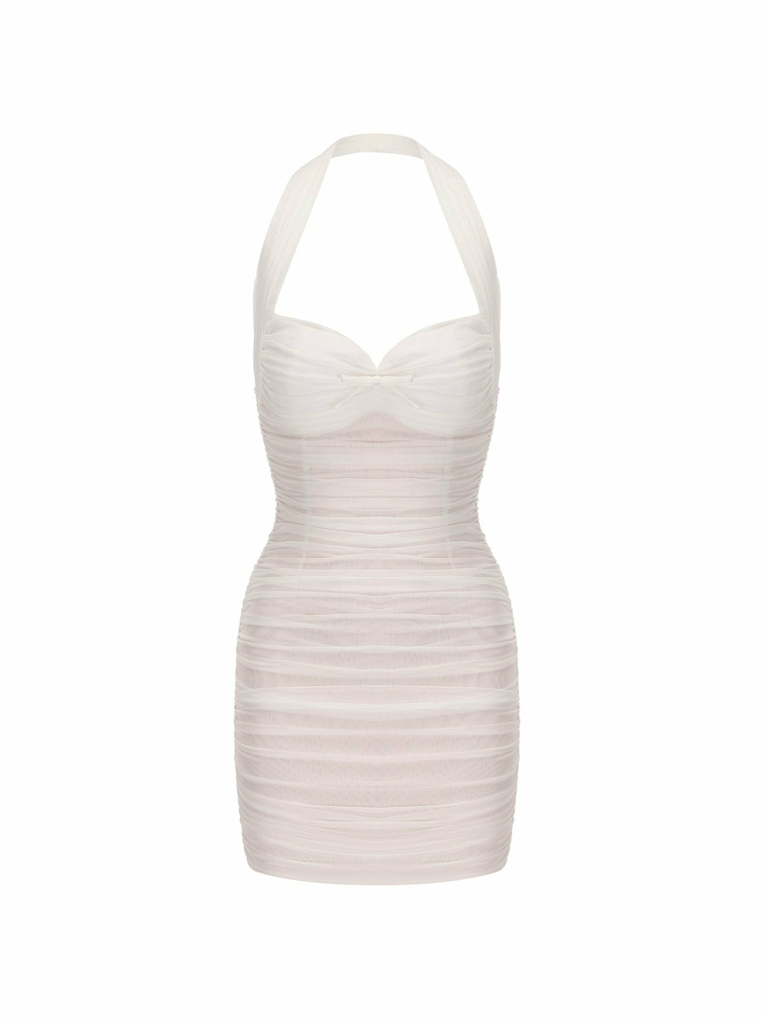 Nana Jacqueline Valentina Dress: White Mini Dress for Bridal Shower White