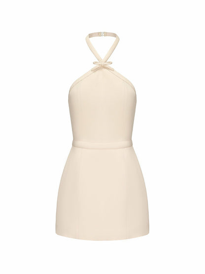 Nana Jacqueline Claira Dress: Off-White Mini Dress for Bridal Shower Off-white