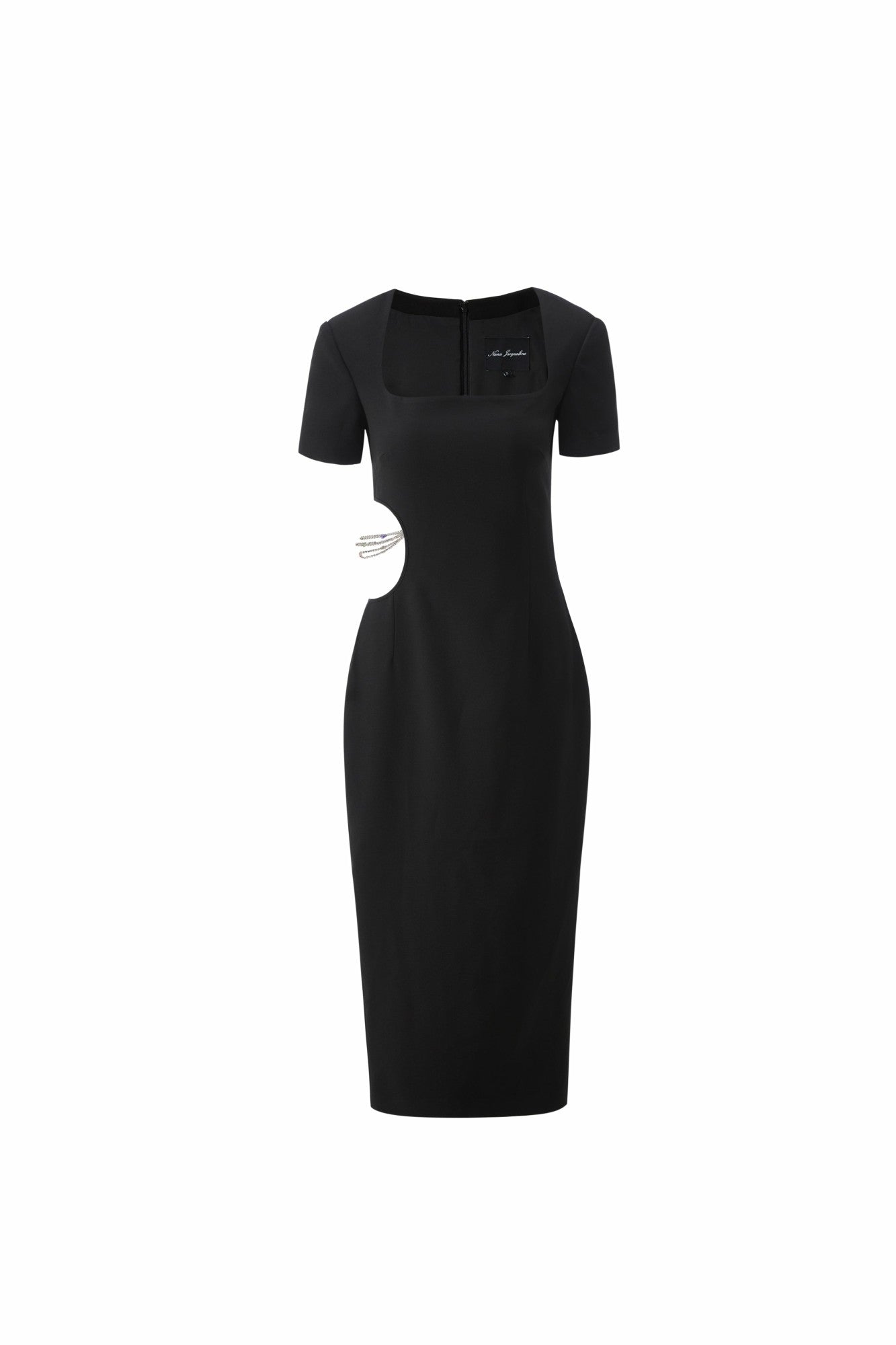 Nana Jacqueline Zoe Dress: Black Maxi Dress for Cocktail Party Black