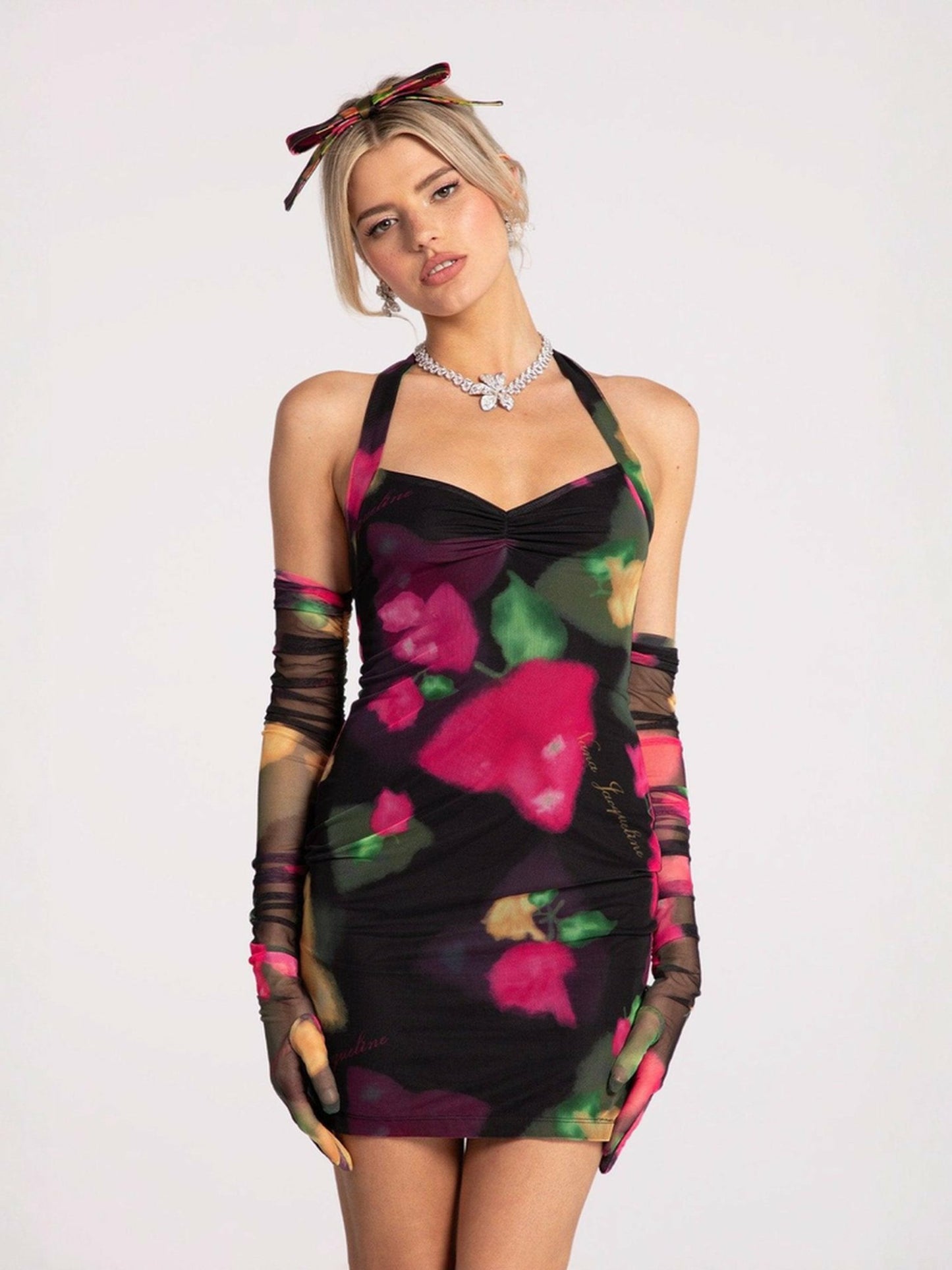 Nana Jacqueline Jonna Dress: Floral Mini Dress for Birthday Celebration Floral