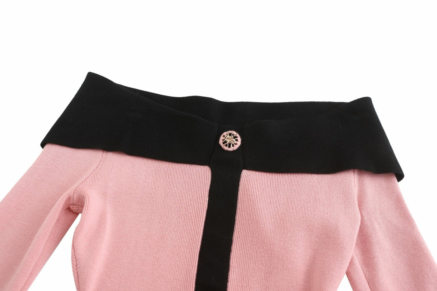 Nana Jacqueline Annie Knit Dress: Pink Midi Dress for Brunch Pink