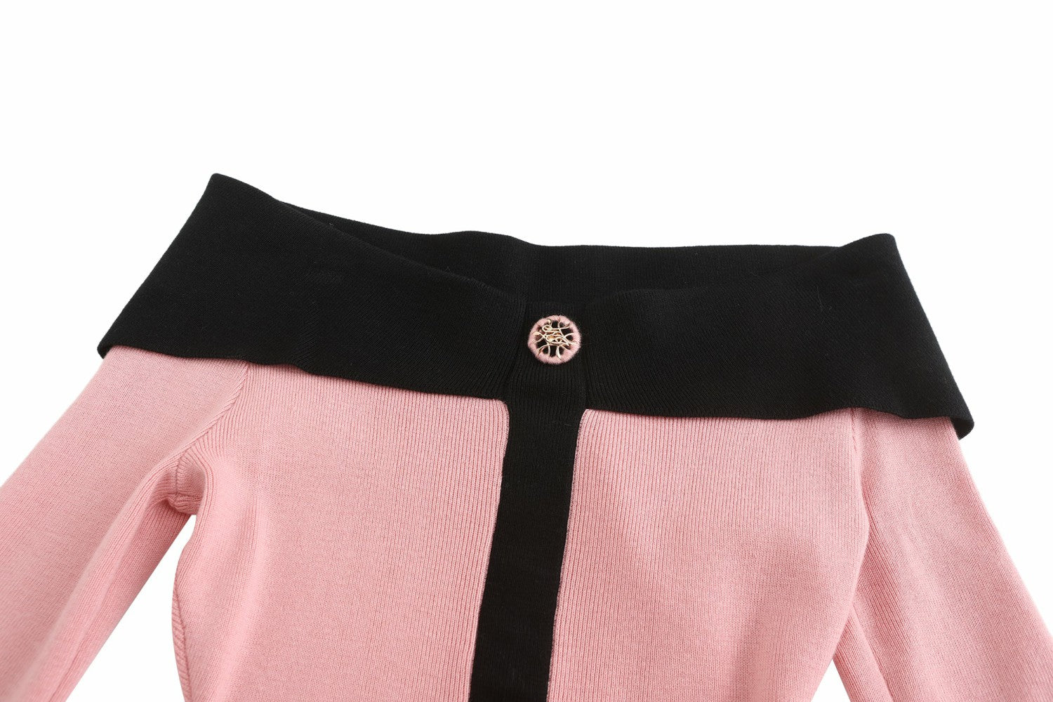 Nana Jacqueline Annie Knit Dress: Pink Midi Dress for Brunch Pink