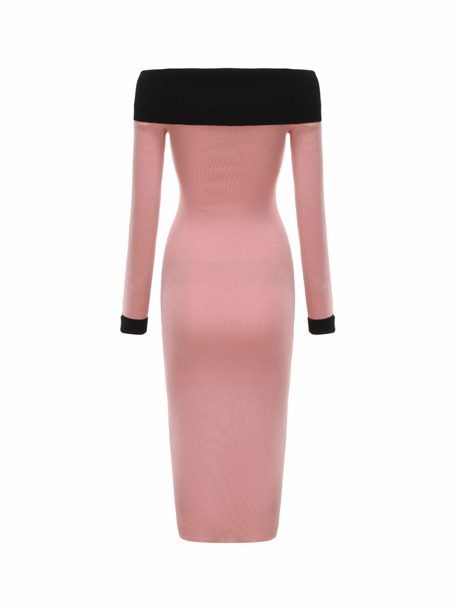 Nana Jacqueline Annie Knit Dress: Pink Midi Dress for Brunch Pink