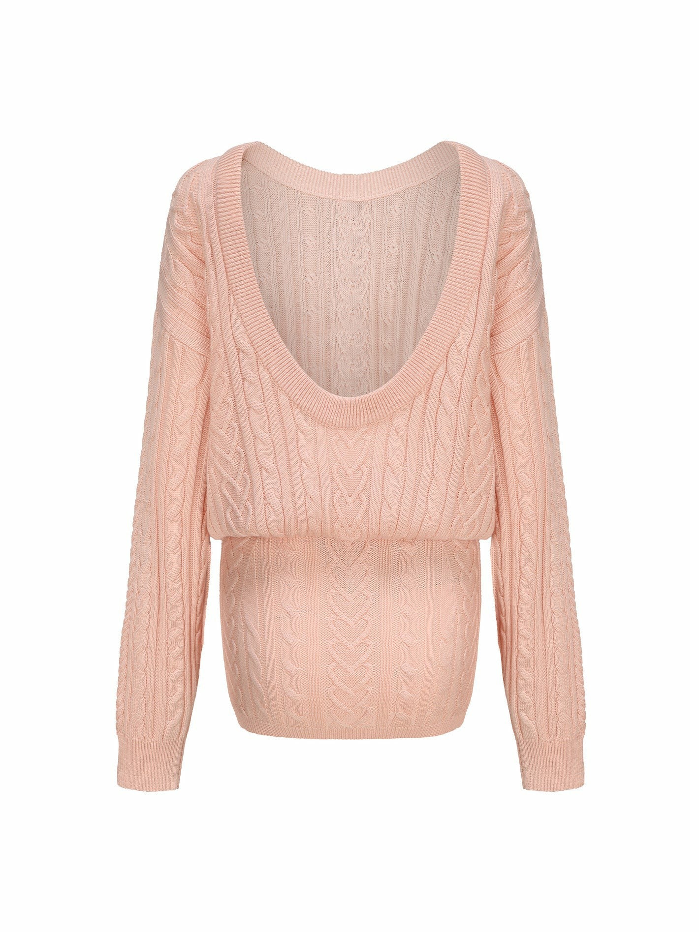 Nana Jacqueline Kendall Knit Dress: Peach Knit Dress for Brunch Peach