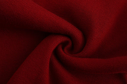 Nana Jacqueline Annie Knit Dress: Red Midi Dress for Date Night Red