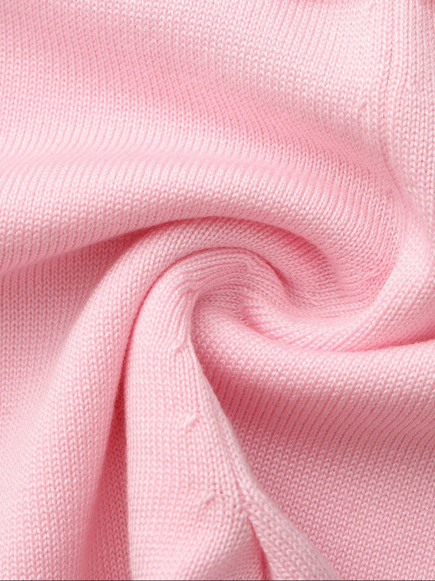 Nana Jacqueline Pink Fold-Over Waist Knit Shorts Pink