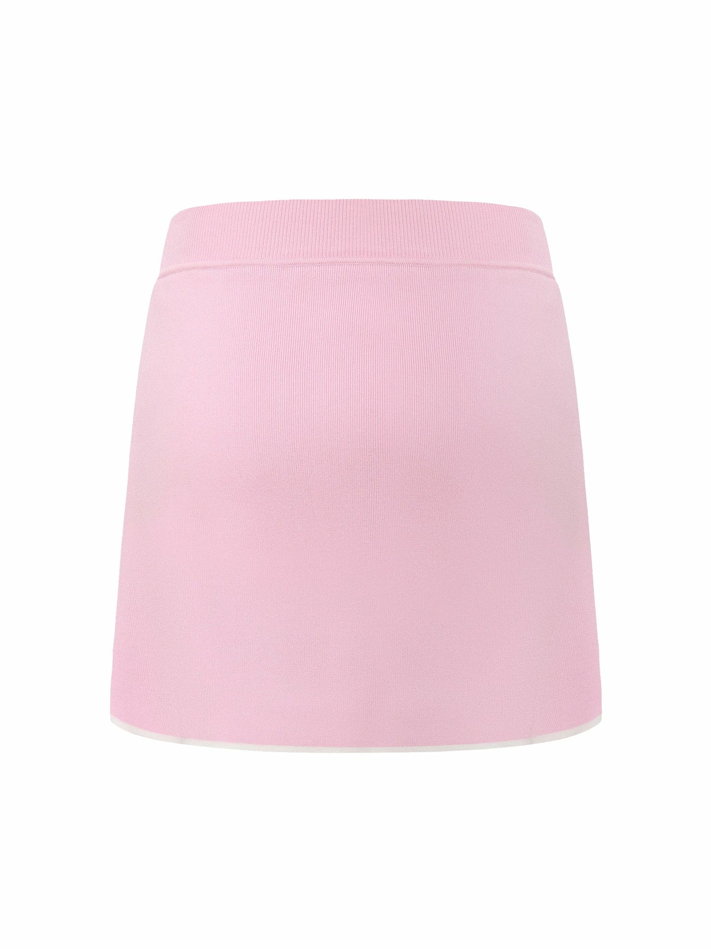 Nana Jacqueline Pink Contrast A-Line Skirt Pink