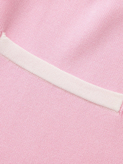 Nana Jacqueline Pink Contrast A-Line Skirt Pink