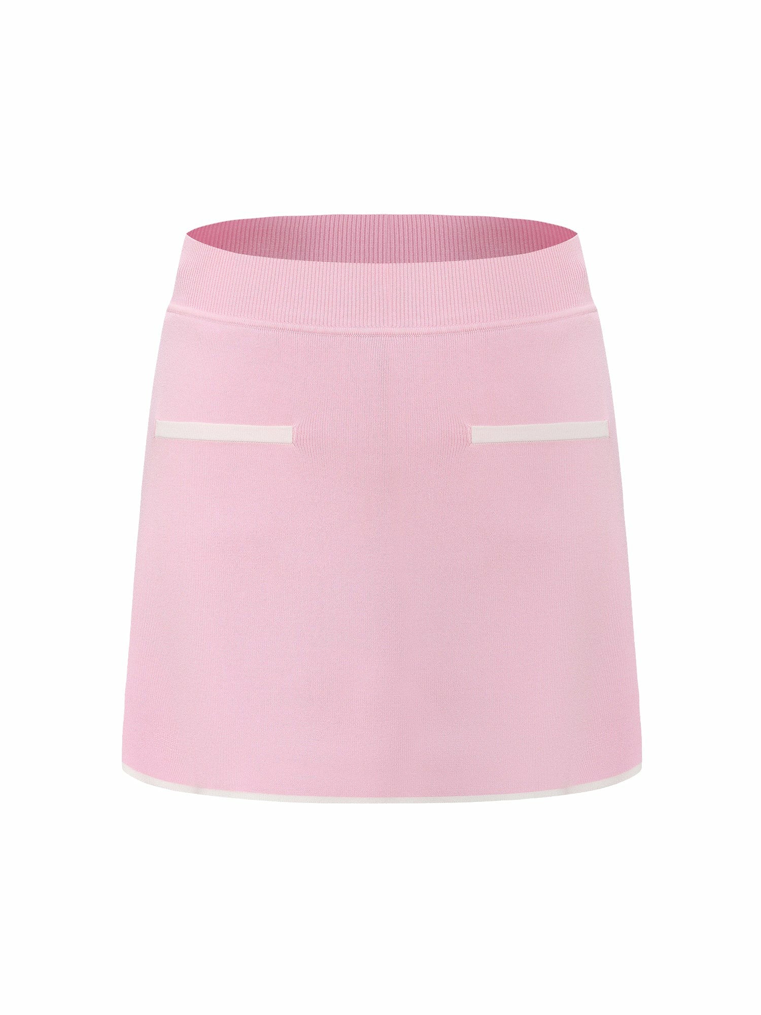 Nana Jacqueline Pink Contrast A-Line Skirt Pink