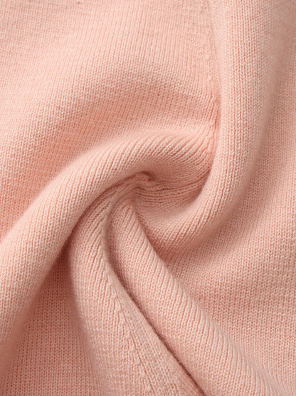 Nana Jacqueline Colette Contrast Knit Blush Pink Lounge Shorts Pink
